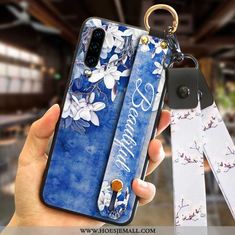 Hoesje Huawei P30 Bescherming Mode Nieuw Donkerblauw Mobiele Telefoon Hoes All Inclusive Donkerblauw