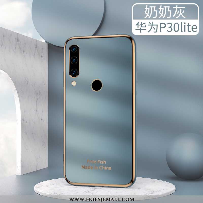 Hoesje Huawei P30 Lite Super Dun Hoes Mobiele Telefoon Nieuw Zacht Trend Grijs