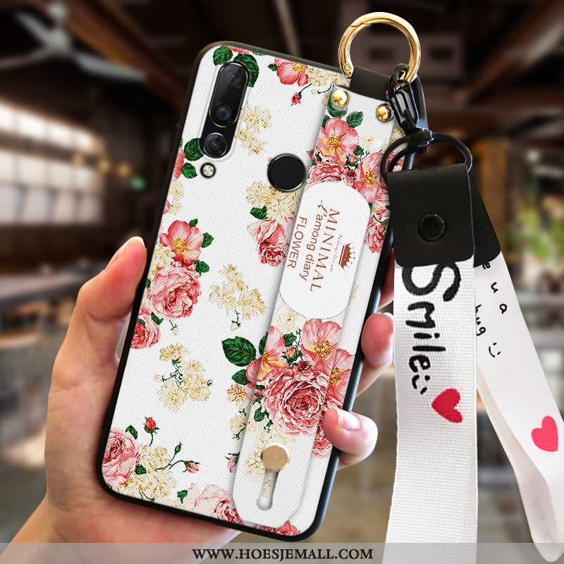 Hoesje Huawei P30 Lite Siliconen Hanger Mobiele Telefoon Hoes Trend Zacht Groen