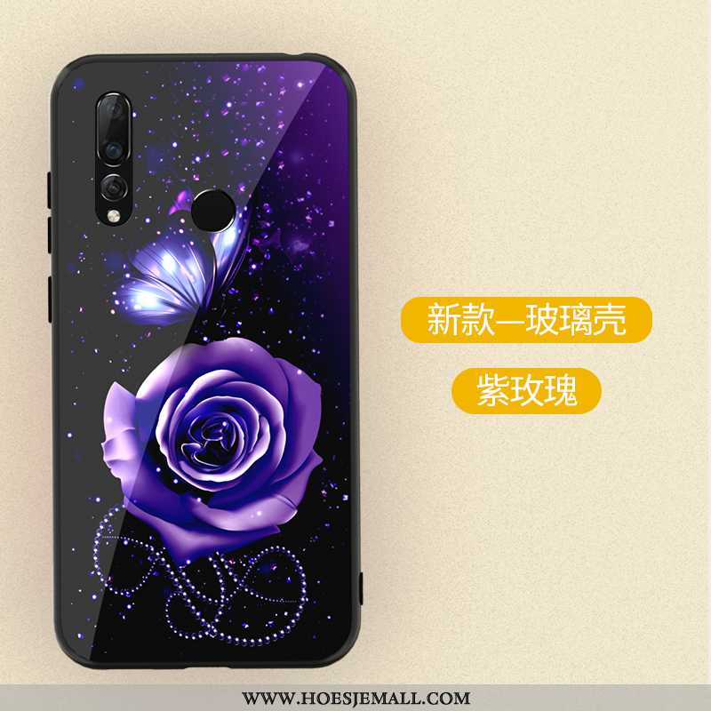 Hoes Huawei P30 Lite Xl Zacht Bescherming All Inclusive Geschilderd Mobiele Telefoon Hoesje Purper