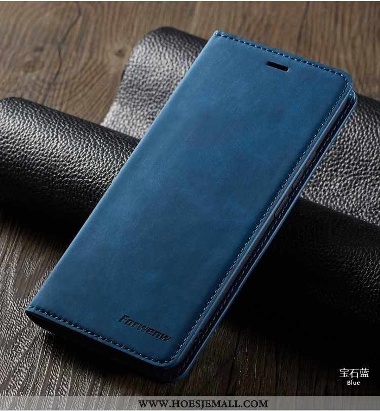 Hoes Huawei P30 Lite Xl Leren Hoesje Khaki Vouw Omkeerbaar Mobiele Telefoon