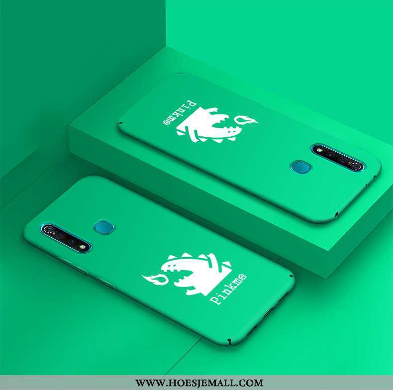 Hoes Huawei P30 Lite Xl Trend Bescherming Mode Anti-fall Hard Dragon Patroon Groen