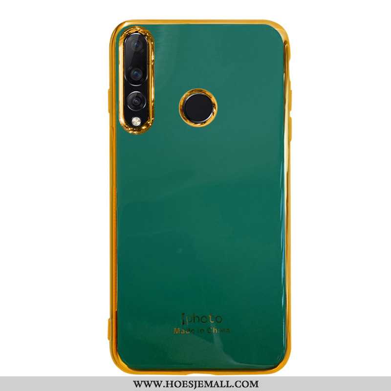 Hoesje Huawei P30 Lite Xl Dun Zacht Nieuw Bescherming Hoes Grijs Turquoise