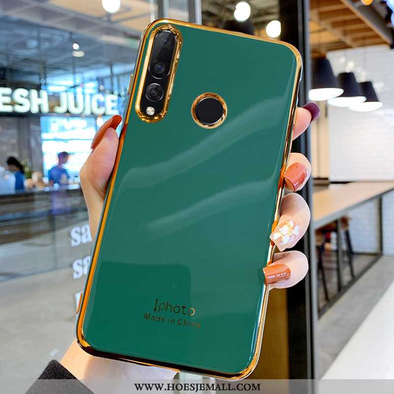 Hoesje Huawei P30 Lite Xl Dun Zacht Nieuw Bescherming Hoes Grijs Turquoise