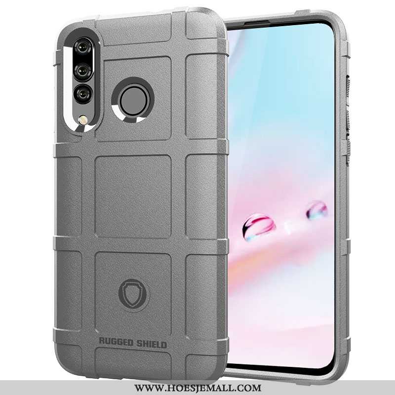 Hoes Huawei P30 Lite Xl Zacht Grijs Tactiek Anti-fall Mobiele Telefoon Hoesje