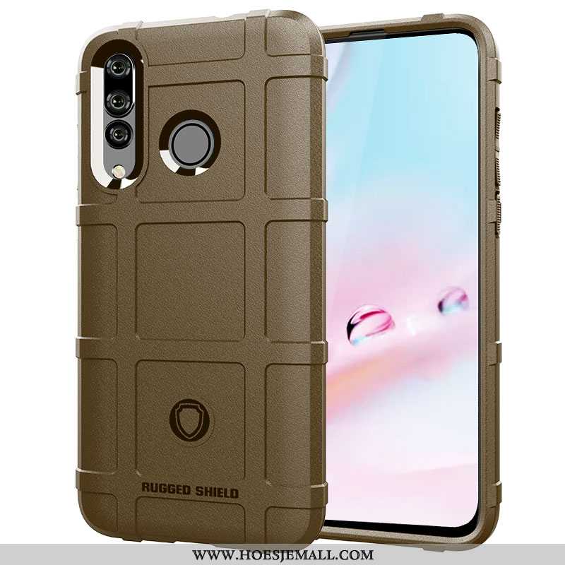 Hoes Huawei P30 Lite Xl Zacht Grijs Tactiek Anti-fall Mobiele Telefoon Hoesje