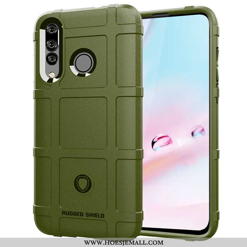 Hoes Huawei P30 Lite Xl Zacht Grijs Tactiek Anti-fall Mobiele Telefoon Hoesje