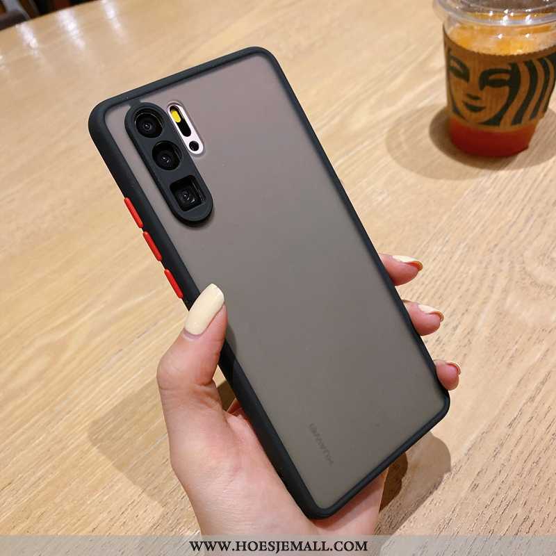 Hoesje Huawei P30 Pro Zacht Siliconen Persoonlijk Mode Lovers All Inclusive Donkerblauw Donkerblauwe