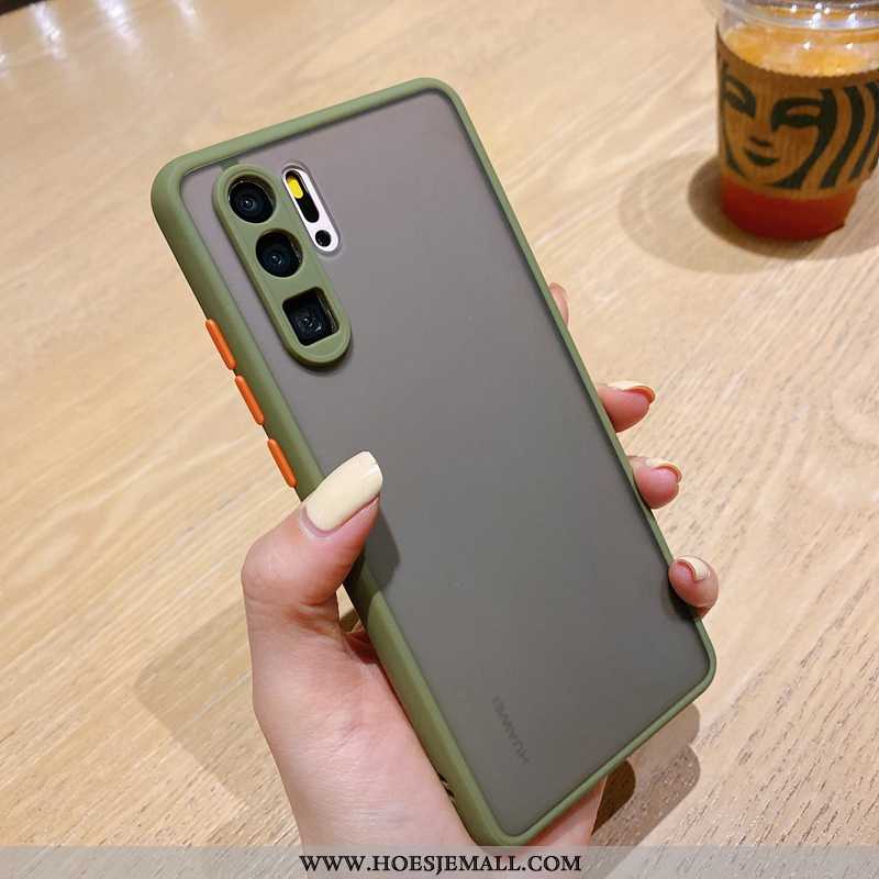 Hoesje Huawei P30 Pro Zacht Siliconen Persoonlijk Mode Lovers All Inclusive Donkerblauw Donkerblauwe