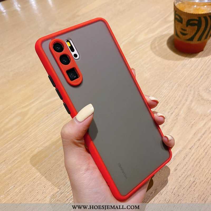 Hoesje Huawei P30 Pro Zacht Siliconen Persoonlijk Mode Lovers All Inclusive Donkerblauw Donkerblauwe