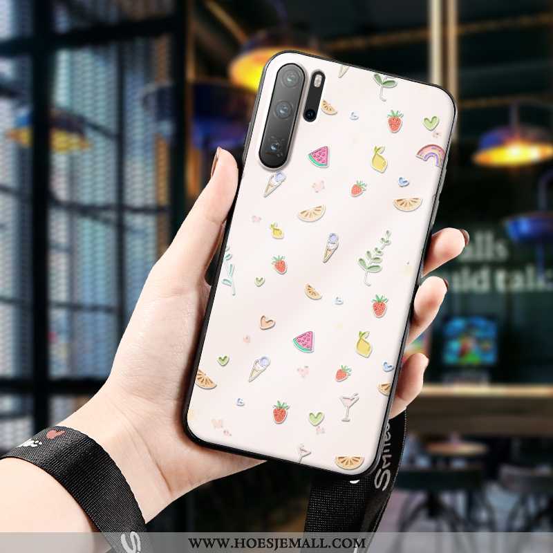 Hoesje Huawei P30 Pro Dun Zacht All Inclusive Hoes Super Mooie Scheppend Beige