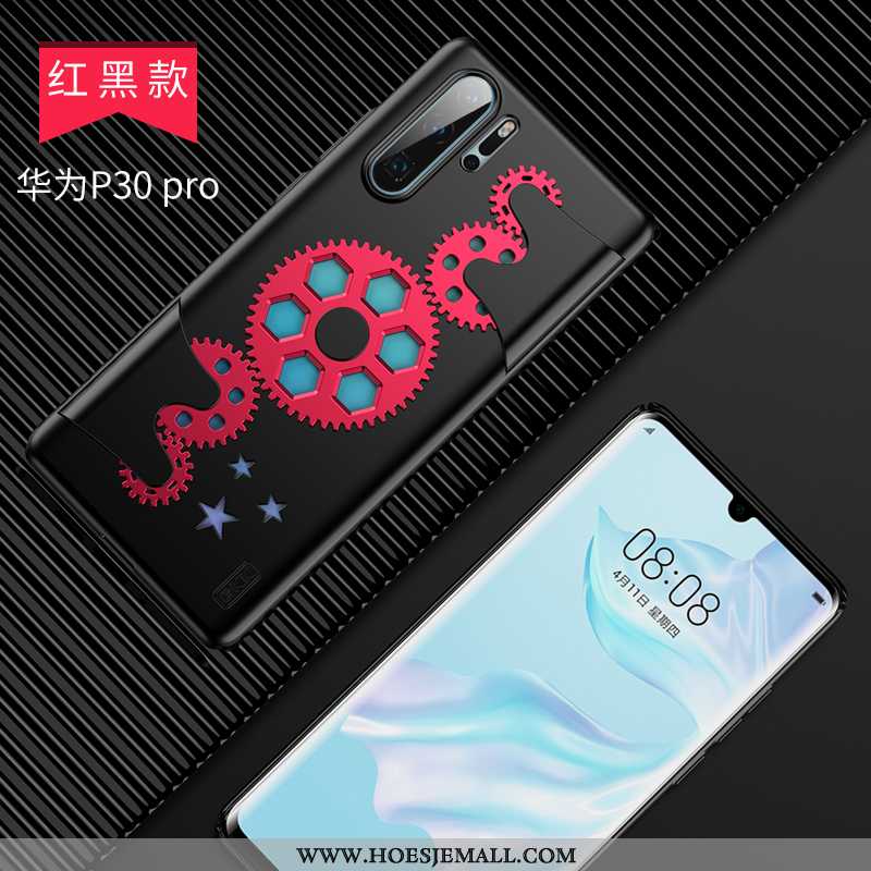 Hoes Huawei P30 Pro Siliconen Scheppend Decompressie Europa Het Uitstralen Mobiele Telefoon Ster Zwa