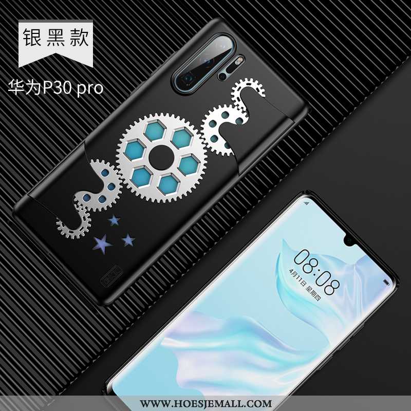 Hoes Huawei P30 Pro Siliconen Scheppend Decompressie Europa Het Uitstralen Mobiele Telefoon Ster Zwa