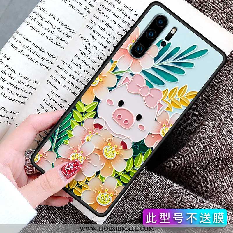 Hoes Huawei P30 Pro Zacht Siliconen Bescherming Geschilderd Lovers Schrobben Kleur