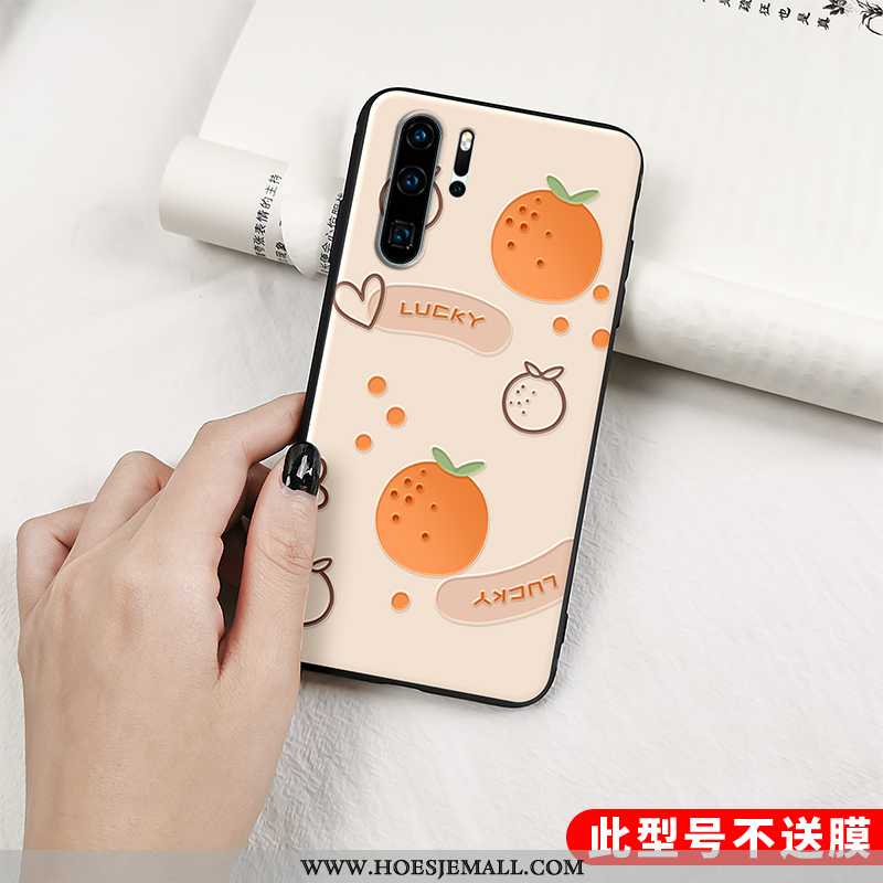 Hoesje Huawei P30 Pro Zacht Siliconen Bescherming Fruit All Inclusive Anti-fall Groen