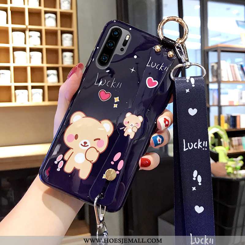 Hoes Huawei P30 Pro Bescherming Schrobben Hoesje Mobiele Telefoon Zacht All Inclusive Zuiver Wit