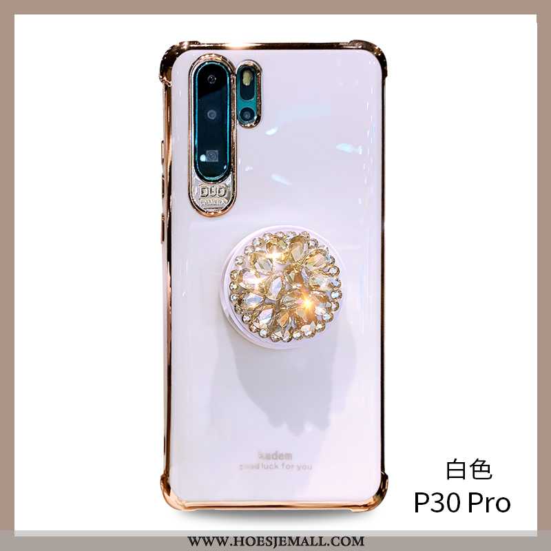 Hoesje Huawei P30 Pro Persoonlijk Scheppend Trend Roze Wind Mobiele Telefoon Licht Witte