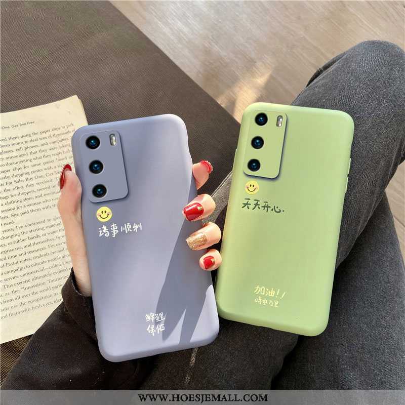 Hoesje Huawei P40 Trend Dun Licht Blauw Mobiele Telefoon All Inclusive Blauwe