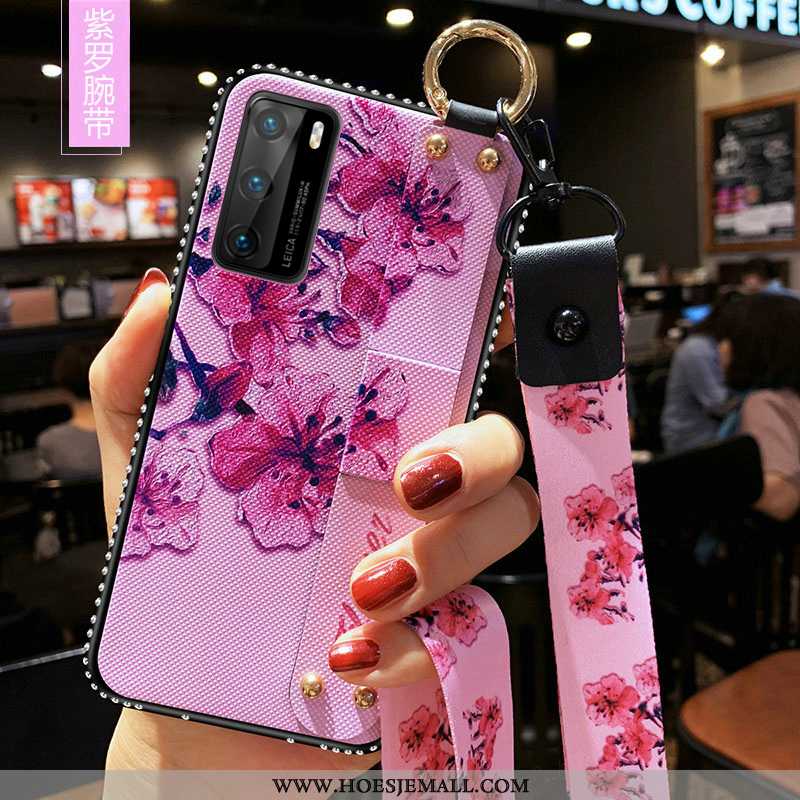 Hoes Huawei P40 Trend Super Hanger Dun Roze Zacht Nieuw