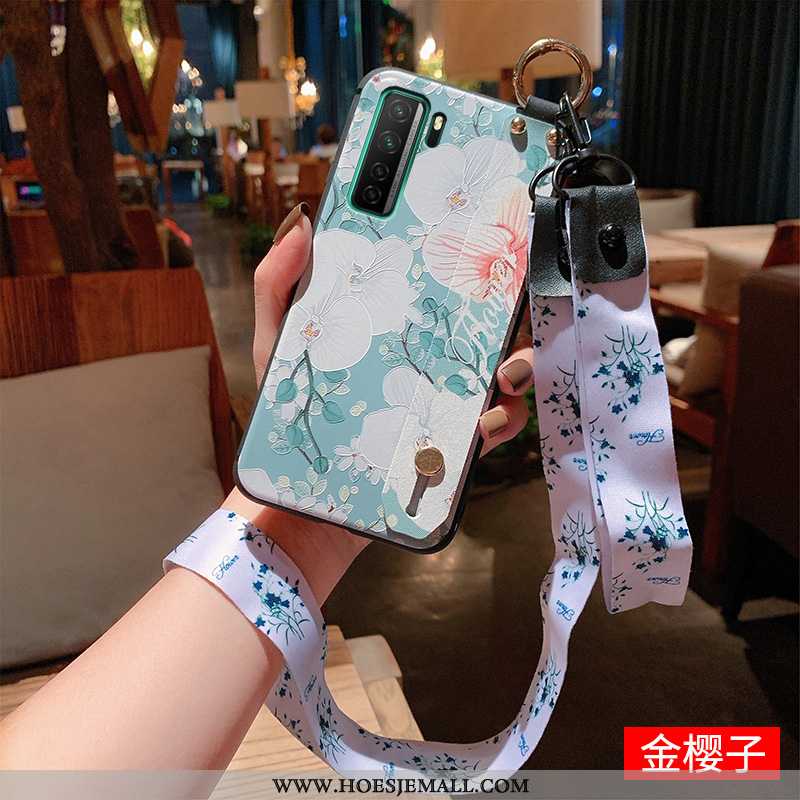 Hoes Huawei P40 Lite 5g Opknoping Nek Vintage Chinese Stijl Bescherming Mobiele Telefoon All Inclusi