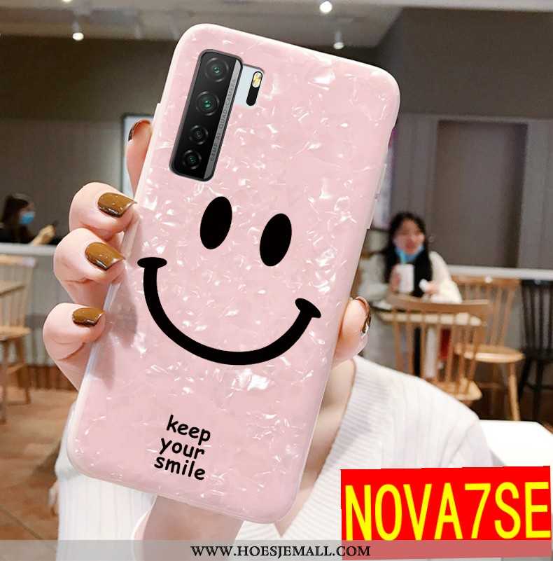 Hoesje Huawei P40 Lite 5g Trend Super Net Red Roze Bescherming Siliconen