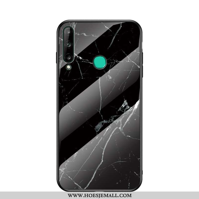 Hoes Huawei P40 Lite E Bescherming Glas Siliconen Mobiele Telefoon Grote Hoesje Bordeaux