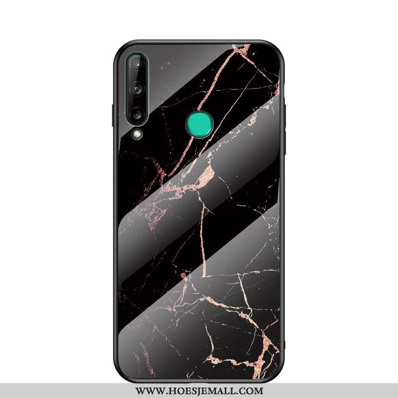 Hoes Huawei P40 Lite E Bescherming Glas Siliconen Mobiele Telefoon Grote Hoesje Bordeaux