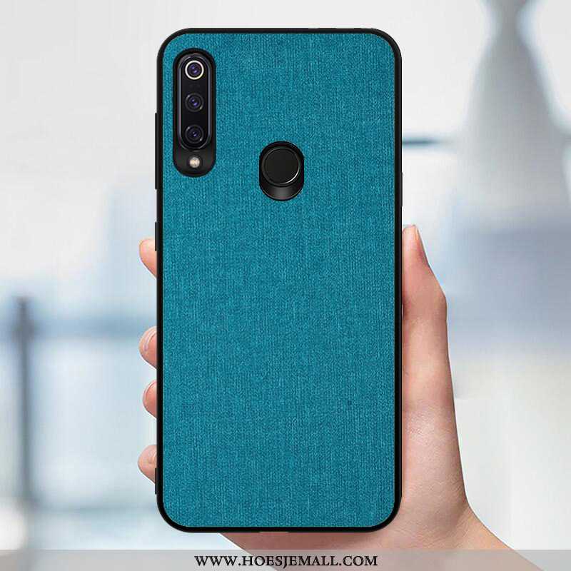 Hoes Huawei P40 Lite E Siliconen Bescherming Donkerblauw Patroon Zacht Doek Mobiele Telefoon Donkerb