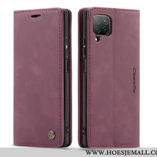 Hoes Huawei P40 Lite Leren Hoesje Persoonlijk All Inclusive Nieuw Mobiele Telefoon Wijnrood Bordeaux