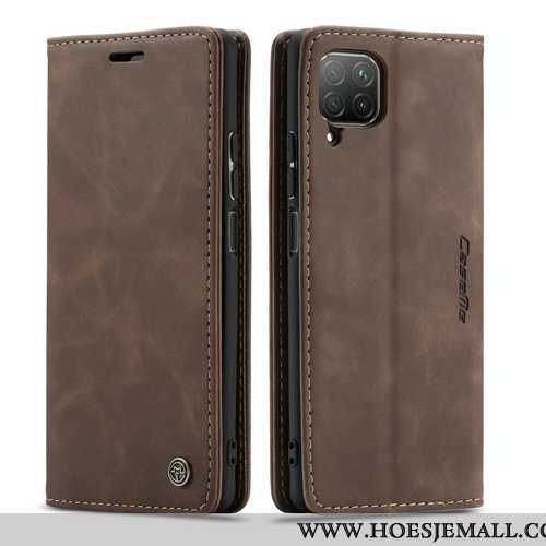 Hoes Huawei P40 Lite Leren Hoesje Persoonlijk All Inclusive Nieuw Mobiele Telefoon Wijnrood Bordeaux