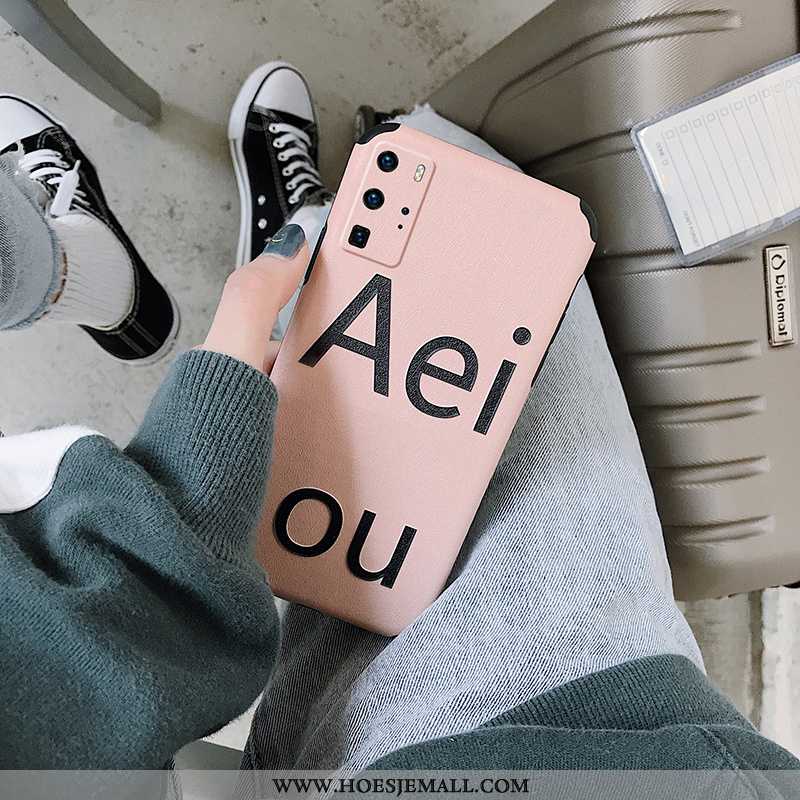 Hoesje Huawei P40 Pro Bescherming Persoonlijk All Inclusive Reliëf Trend Anti-fall Blauwe