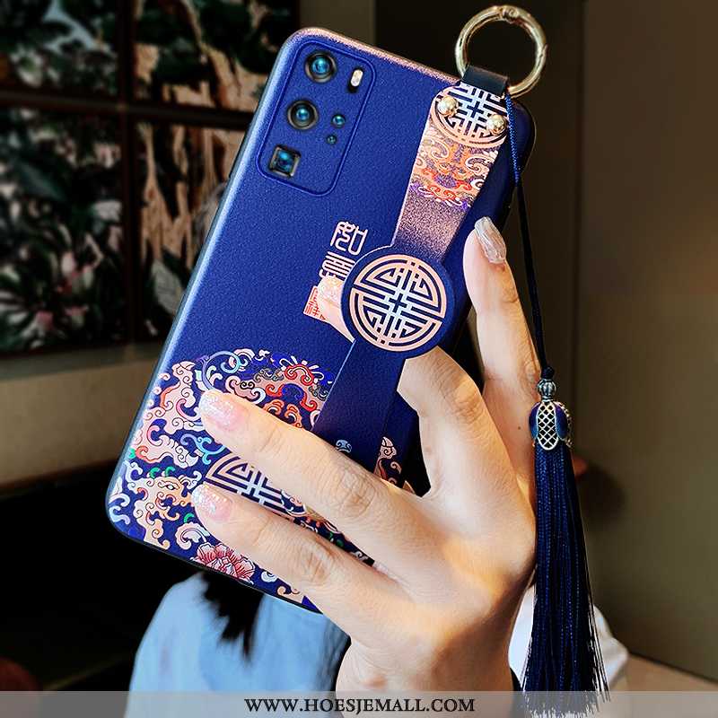 Hoes Huawei P40 Pro Bescherming Trend Dun Net Red All Inclusive Chinese Stijl Super Rood