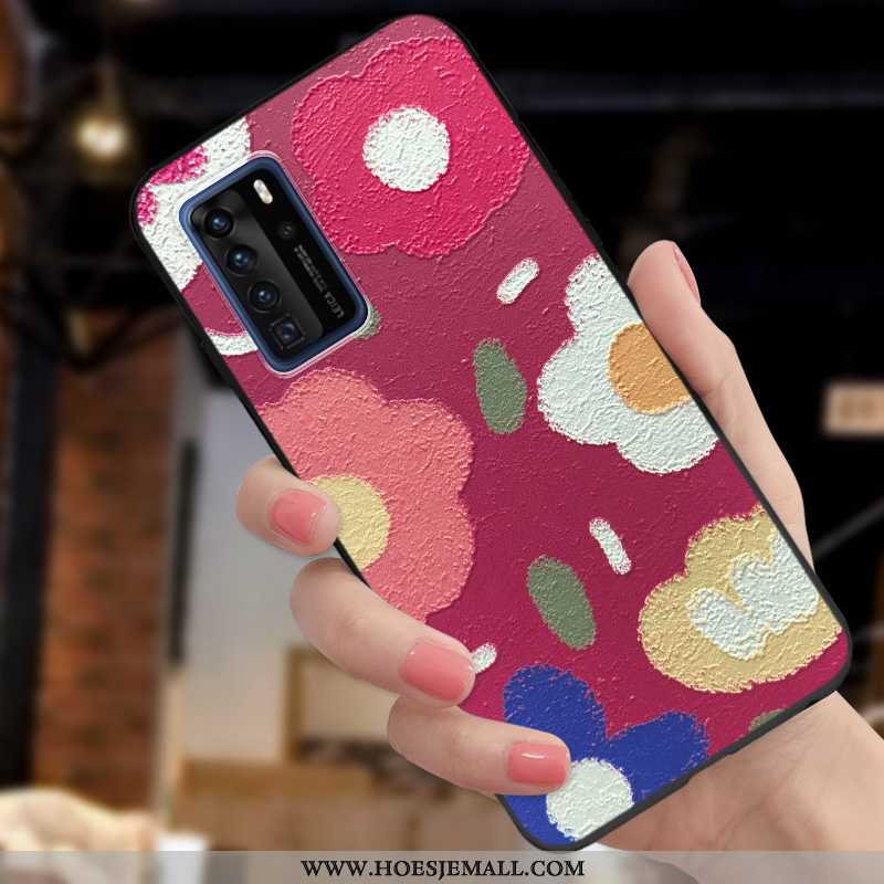 Hoesje Huawei P40 Pro Mooie Trend Bescherming Mode Nieuw Super Purper