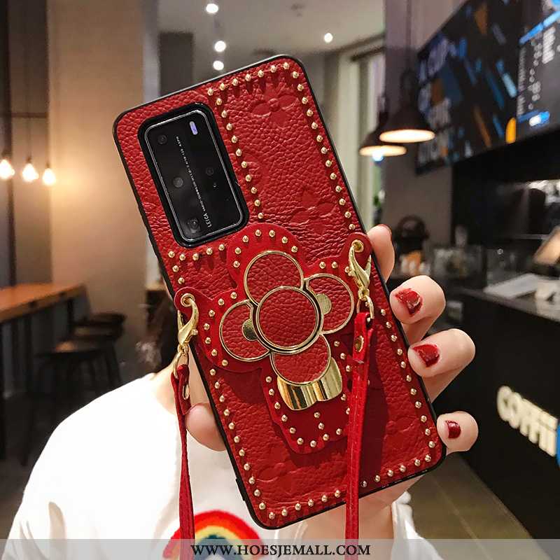 Hoesje Huawei P40 Pro Hanger Persoonlijk Scheppend Hoes Mobiele Telefoon Trend Witte