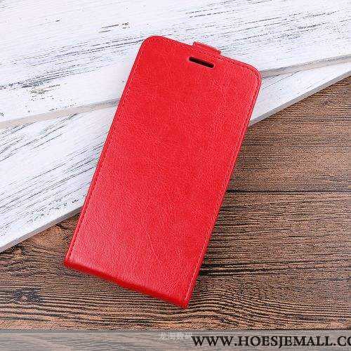 Hoes Huawei Y5 2020 Leren Hoesje Rood Clamshell Anti-fall 2020 Mobiele Telefoon