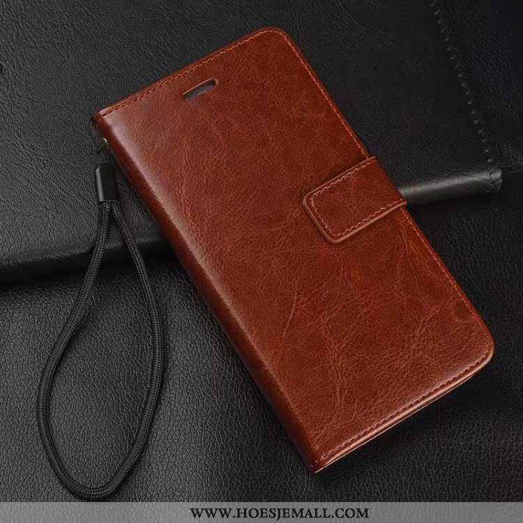 Hoes Huawei Y5 2020 Leren Hoesje Leer Mobiele Telefoon Clamshell Klittenband 2020 Rood