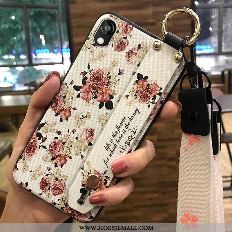 Hoesje Huawei Y5 2020 Hanger Scheppend Bescherming Mobiele Telefoon Ondersteuning Zacht Beige