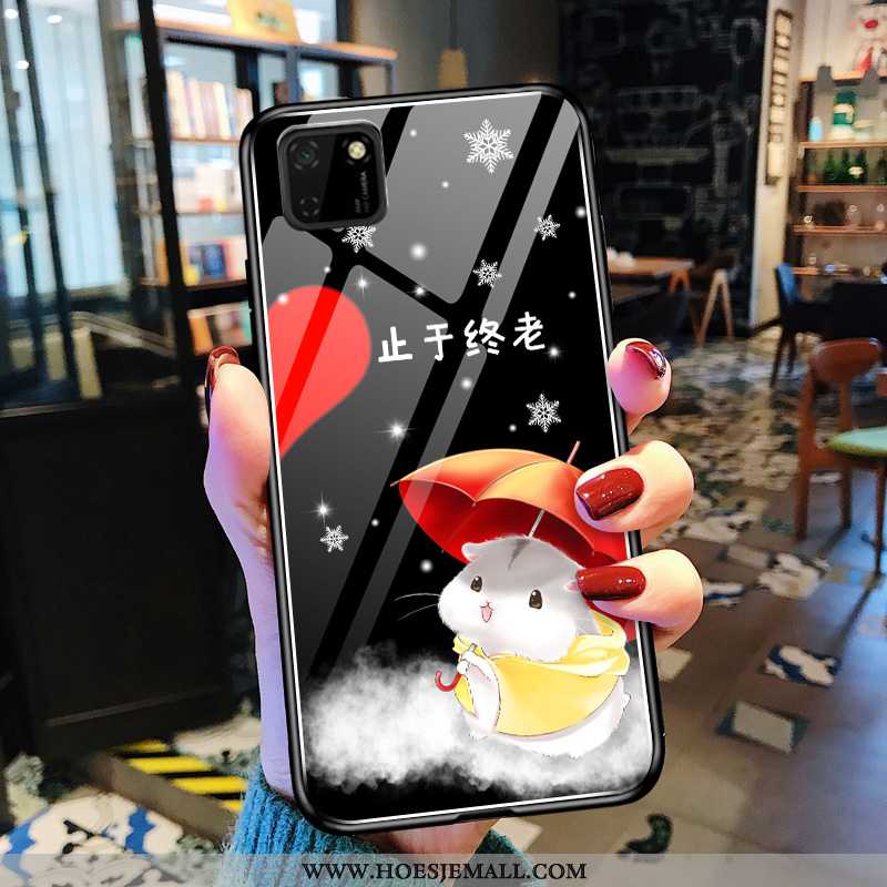 Hoes Huawei Y5p Zacht Bescherming Lovers Spotprent Trend Geschilderd Mobiele Telefoon Zwarte