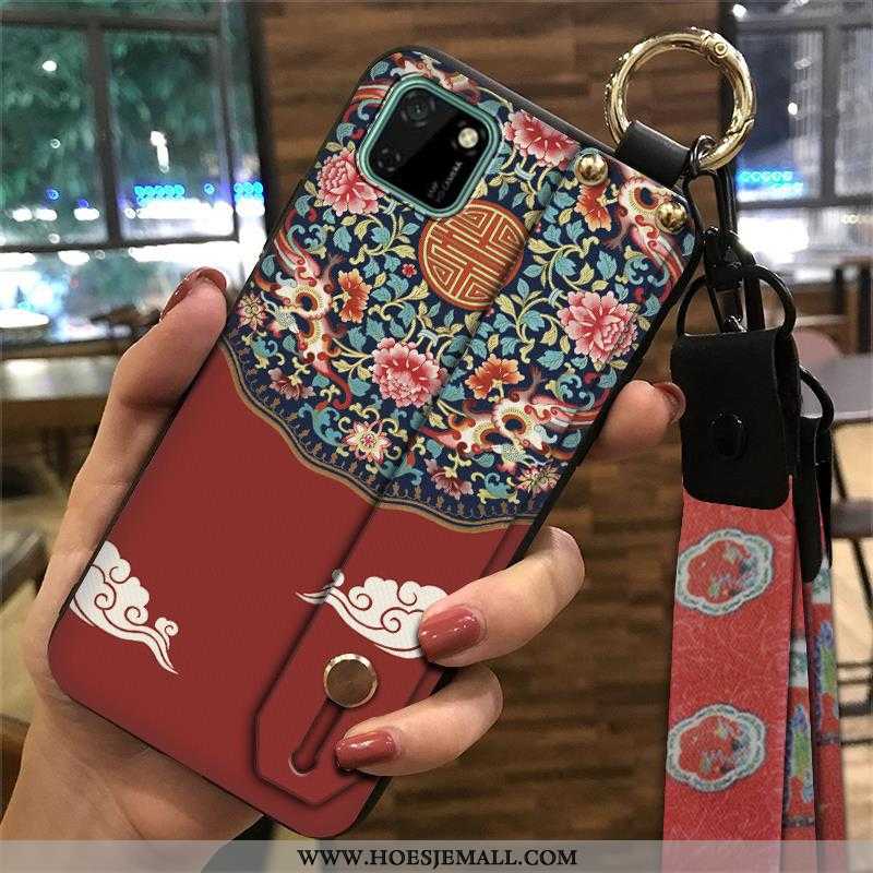 Hoes Huawei Y5p Vintage Trend Scheppend Ondersteuning Chinese Stijl Mobiele Telefoon Groen