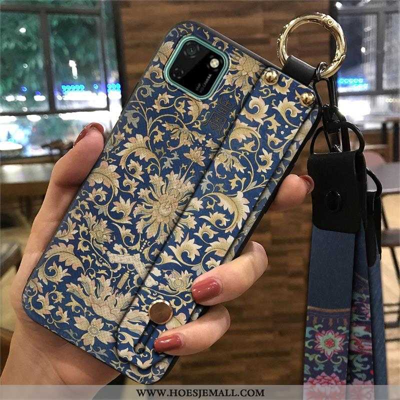 Hoes Huawei Y5p Vintage Trend Scheppend Ondersteuning Chinese Stijl Mobiele Telefoon Groen