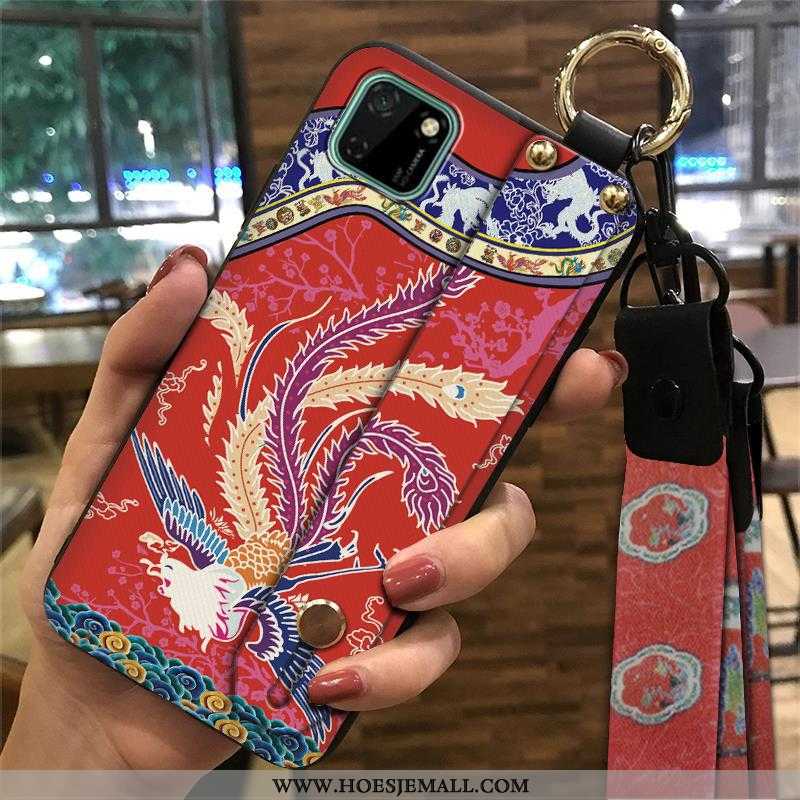 Hoes Huawei Y5p Vintage Trend Scheppend Ondersteuning Chinese Stijl Mobiele Telefoon Groen