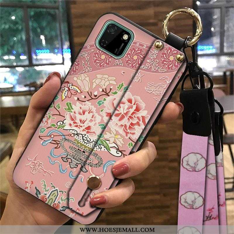 Hoes Huawei Y5p Vintage Trend Scheppend Ondersteuning Chinese Stijl Mobiele Telefoon Groen