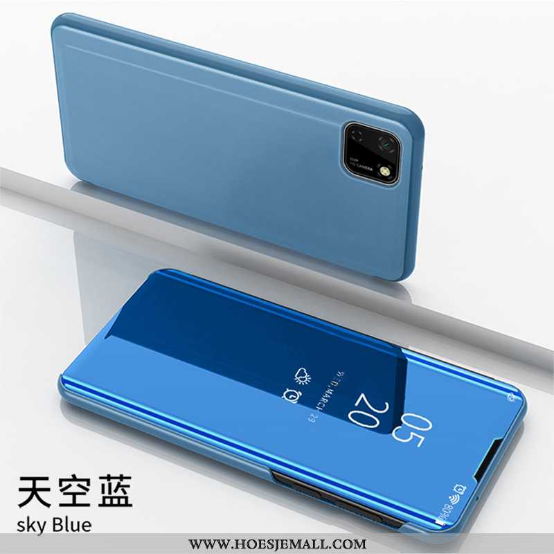 Hoes Huawei Y5p Bescherming Blauw Mobiele Telefoon Anti-fall Folio All Inclusive Blauwe