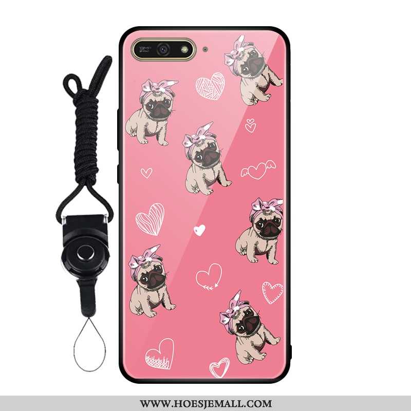 Hoesje Huawei Y6 2020 Bescherming Glas Hoes Roze 2020 Patroon