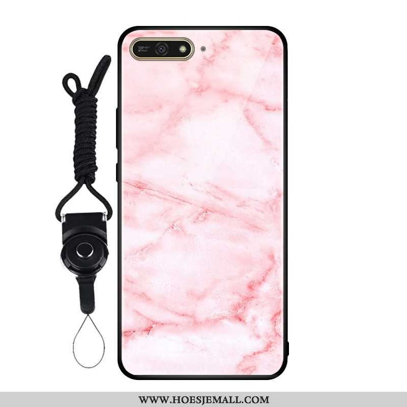 Hoesje Huawei Y6 2020 Bescherming Glas Hoes Roze 2020 Patroon