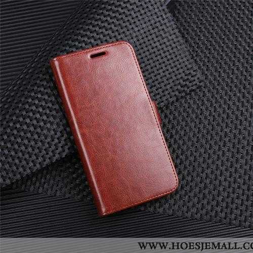 Hoesje Huawei Y6 2020 Portemonnee Leren Bedrijf Mobiele Telefoon Clamshell 2020 Rood