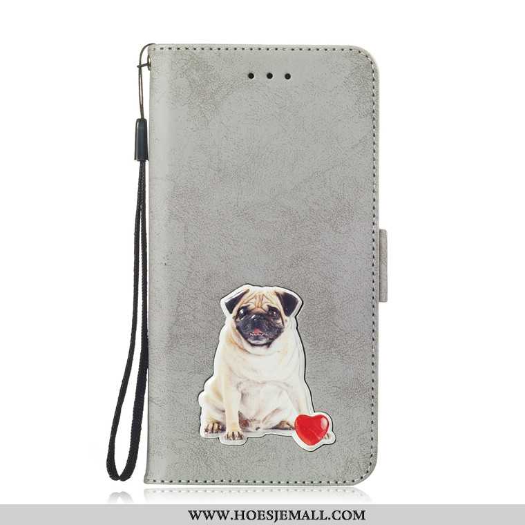 Hoesje Huawei Y6 2020 Bescherming Leren Folio Geel Hoes Mooie