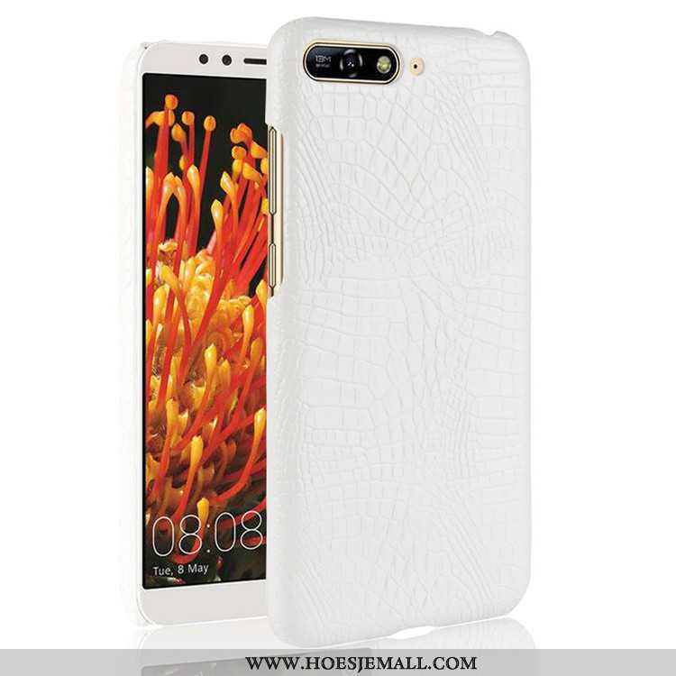 Hoesje Huawei Y6 2020 Patroon Krokodil Mobiele Telefoon Bedrijf Anti-fall 2020 Bruin