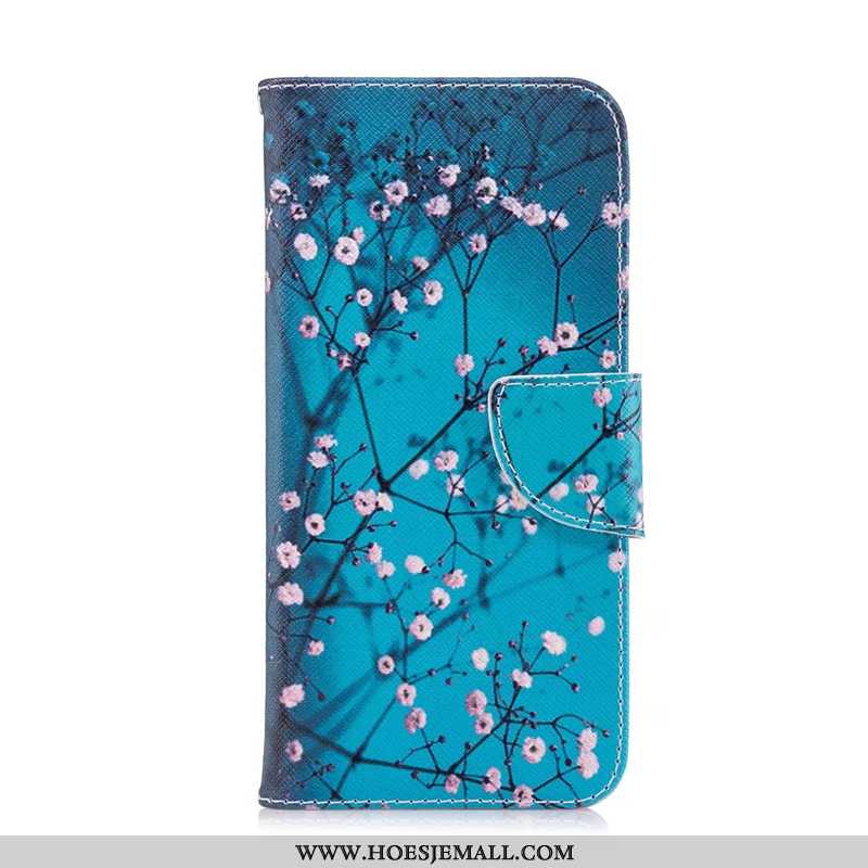 Hoesje Huawei Y6 2020 Bescherming Leren Mobiele Telefoon Purper 2020 Folio Geschilderd