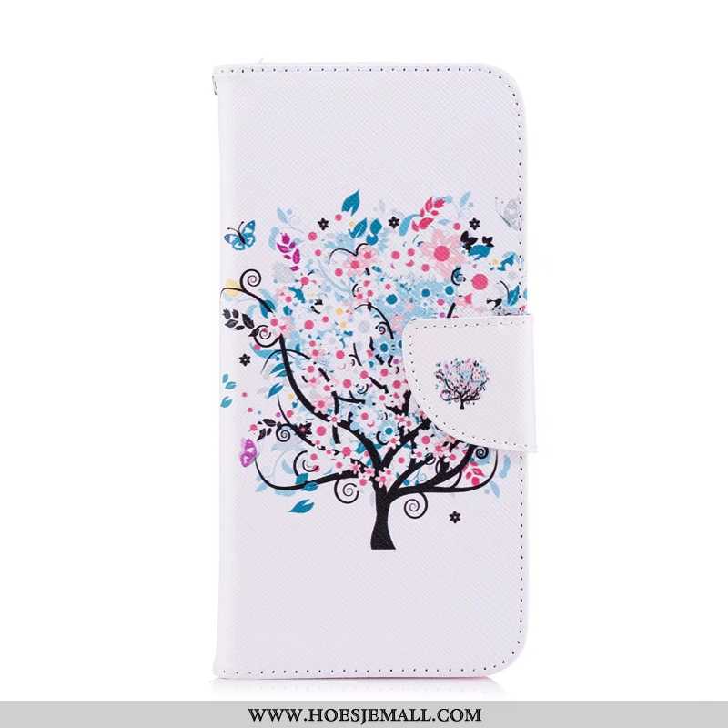 Hoesje Huawei Y6 2020 Bescherming Leren Mobiele Telefoon Purper 2020 Folio Geschilderd